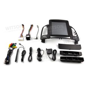9.7'' Tesla Vertical Screen For Hyundai Santa Fe 2 2006-2012 Android Car