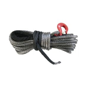 140kn Capacity Black 6Mm Uhmwpe 27000Lbs Synthetic Rope Winch For Atv Utv