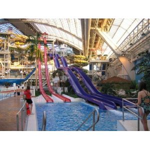 Customized Size High Speed Water Slide / Water Park Equipment