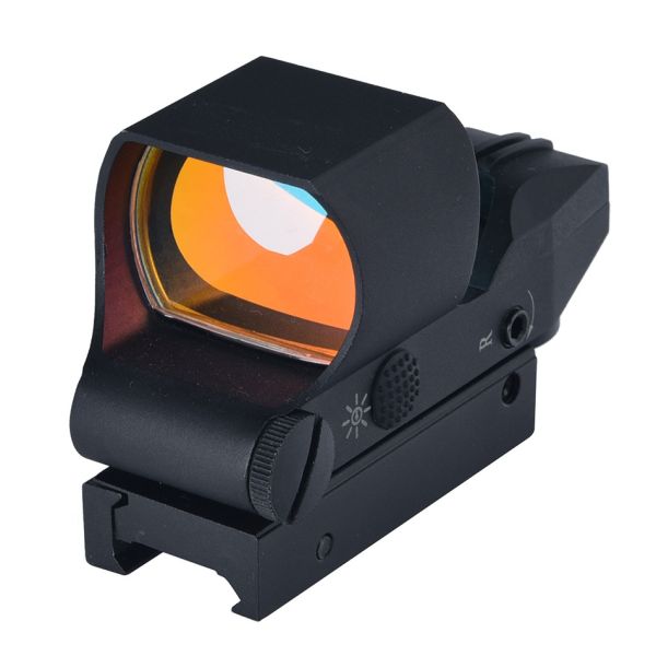 Compact 1X Magnification Sight Holographic Red Dot Optical Scope with 7.4mm Exit