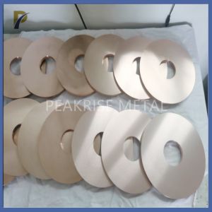 75%W Tungsten Copper Disc EDM PCD Tool Material Tungsten Copper Plate Copper