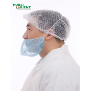 Hygiene Single Use Soft Non-woven Dustproof Beard Cover With Single Elastic