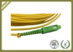 OS2 ST To SC APC Fiber Optic Patch Cord Simplex Single Mode With LSZH Jacket