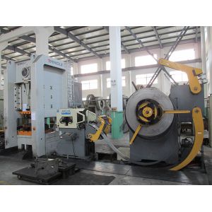 China Flat Electronic Steel Coil Uncoiler Metal Stamping Parts Automatic Feeding on sale