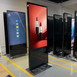 Commercial Floor Standing Digital Signage Stand 43" 49" 55" 65" Touch Screen