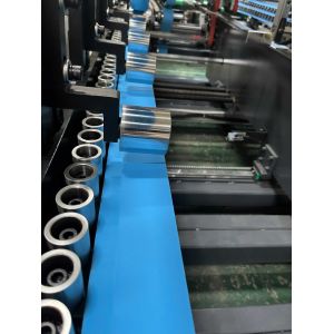 Automatic Carton Folder Gluer Machine With Double Stitching
