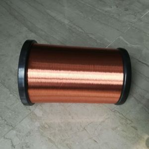 China Solderable Ultra Fine Enameled Copper Wire Self Bonding Enameled Magnet Wire For Voice Coil on sale