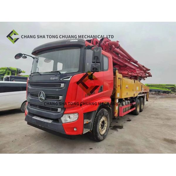 Quality In 2021 Sany SYM5350THB1E Chassis 49 M Concrete Pump Truck 5 Cylinders And 5 Masts wholesale