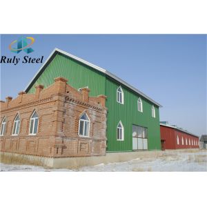 Low Cost Prefabricated Steel Structure Storage Shed with Industrial Building