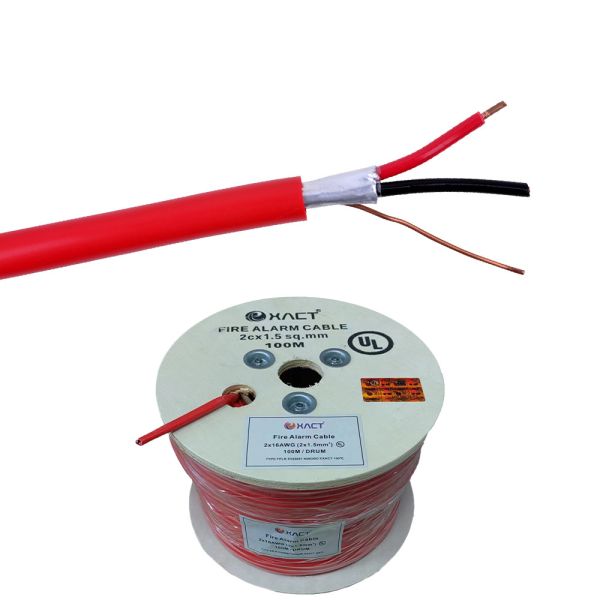 Quality 2x0.5 mm2 Bare Copper Wire Unshielded/Shielded Fire Resistant Cable for Industrial Needs wholesale