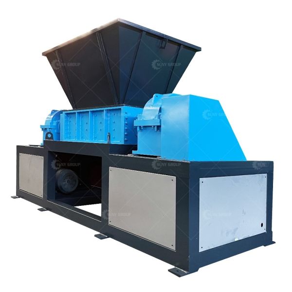 Quality Rubber Tyre Crushing Machine with 9CrSi/D2/SKD-11 Blades and PLC Core Components wholesale