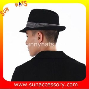 4190379 Sun Accessory customized winner fashion wool felt fedora hats,unisex