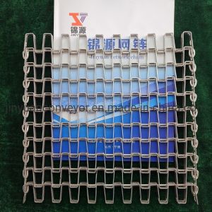 Stainless Steel Flat Wire Conveyor Belt for Transporting Food