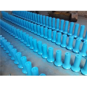 FDA Belt Buffer Self Aligning Conveyor Roller Anti Overflow Rubber