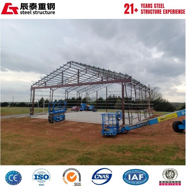Quality Large span space galvanized H-shaped steel structure aircraft hangar building wholesale