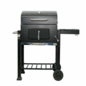 New Arrival Barrel Roast Chicken Charcoal Grill Black Oil Drum Trolley Barbeque