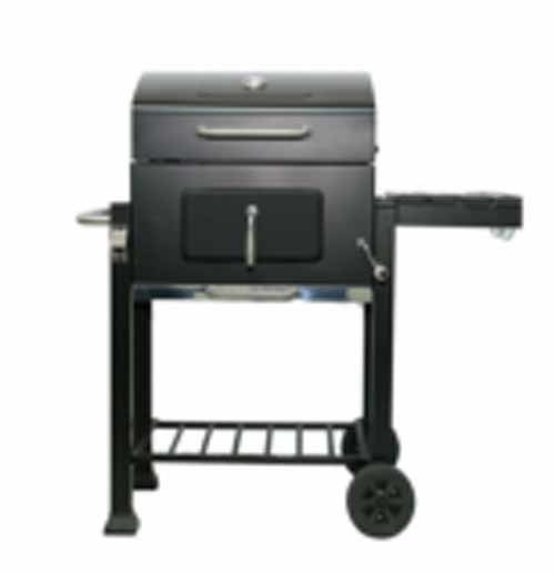 New Arrival Barrel Roast Chicken Charcoal Grill Black Oil Drum Trolley Barbeque