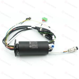 Hiscience 1 Passage Rotary Union 0-200RPM 36 Circuits Slip Ring For Sewing
