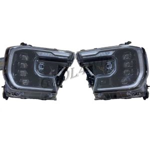 Smoke Black GZDL4WD Headight 4x4 Driving Lights For Ranger T9 XL XLT XLS Upgrade