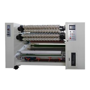 Cheap Fully Automatic Super Clear BOPP Adhesive Tape Slitting Rewinding Machine for sale