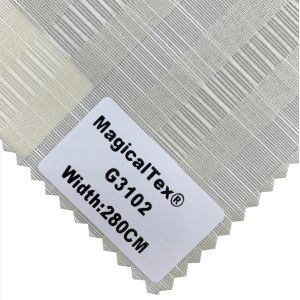220gsm Semi Blockout White Polyester Roller Fabric Blackout Rate 50%