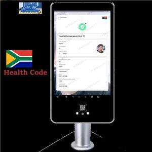 HF80C Italy Verificy C19 Health Code Scan Device Face Recognition Health Code