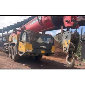 China SANY 130 Ton Mobile Crane STC1300C8 Used Truck Cranes with 8 Crane Jib and WEICHAI Engine on sale