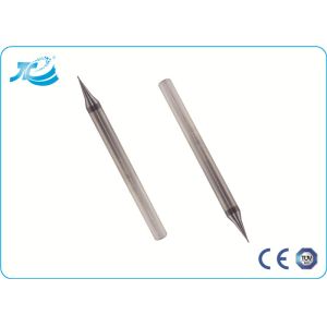 Ultra Micro Endmills For CNC Metal Machine , Micro Milling Cutters