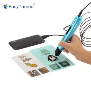Easthreed Adjustable Doodler 3D Printing Pen Single Nozzle Apply To Kids Gift