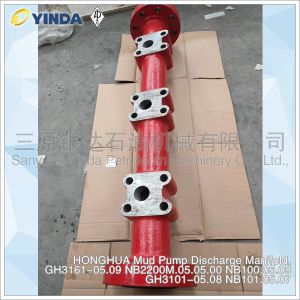 Mud Pump Fluid End Discharge Manifold GH3161-05.09 NB2200M.05.05.00 HONGHUA
