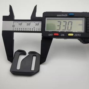 OEM 33mm Plastic Tri Glide Buckle With Half Round Shape