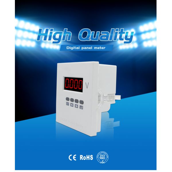 J model 96*96 cheap Single Phase Voltage Voltmeter 0-500Vac