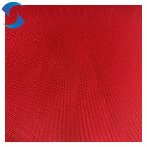 100Polyester 400D Oxford Fabric Red PU Coated Waterproof Ripstop Fabric For Tent