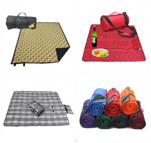Cheap Polyester Portable Waterproof Picnic Mat / Camping Mat / Yoga Mat / Beach Mat for sale
