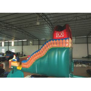 Inflatable the farm themed standard dry slide top inflatable dry commercial
