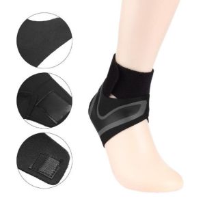 Adjustable Neoprene Fitness Compression Elastic Ankle Support Brace Sleeve with