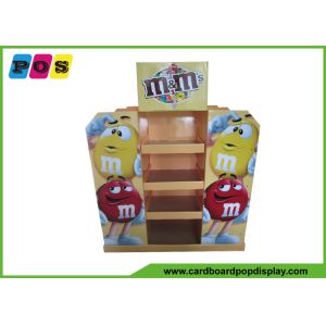 American Full Size Cardboard Pop Displays Pallet Type For M&M Candies PA038