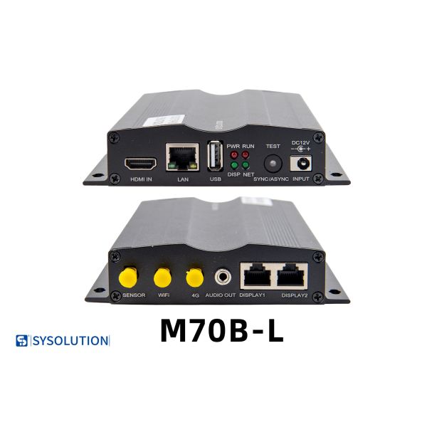 Sysolution Sync & Async Control Box M70B-S 2 Ethernet outputs 1.3 Million pixels
