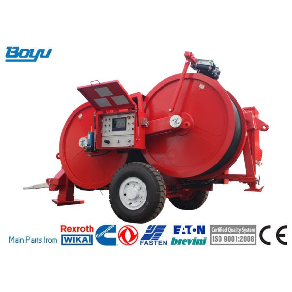 Quality 158hp Hydraulic Puller Tensioner For Transmission Line Max Conductor Diameter 40mm wholesale