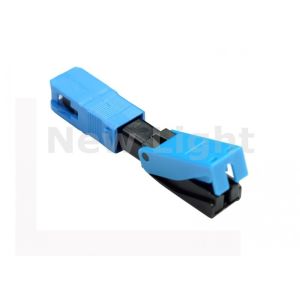 Cheap SC Fiber Optic Fast Connector with Insert Loss ≤ 0.15dB Installation &lt; 1 Minute and Field Installable for FTTH Projects for sale