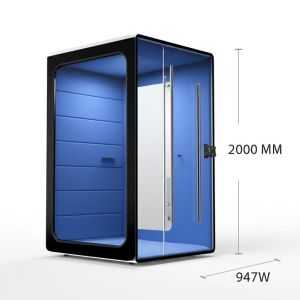 Cheap Customizable Soundproof Office Pod with Internal Dimensions 947W 958D 2000 HMM and Built-in Ventilation System Providing Acoustic Isolation for sale