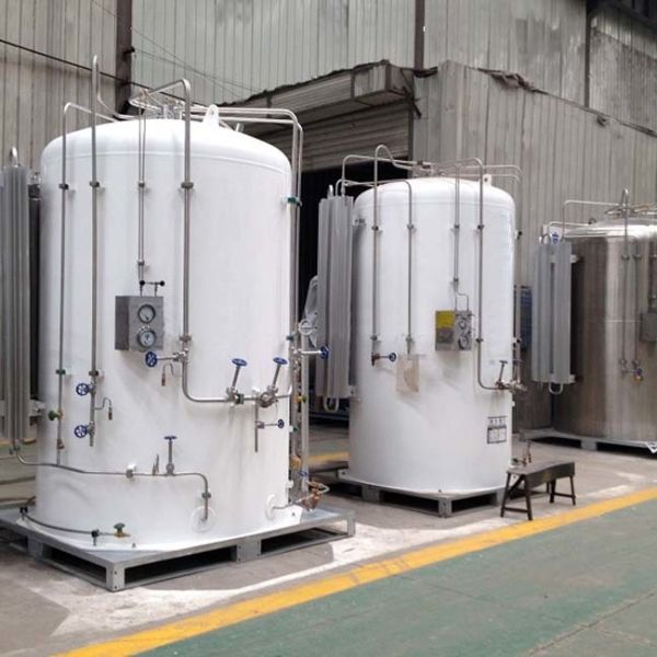 Quality Oxygen 5m3 Microbulk Tanks Q345R Cryogenic Liquid Gas Storage wholesale