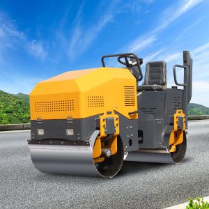 Cheap Construction Machinery 2ton Diesel Mini Compactor Road Roller Ride on Asphalt Roller for sale