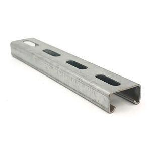 Hot Rolled Solid Strut Channel with 9/16 Inch Hole Size and 10 Feet Length for
