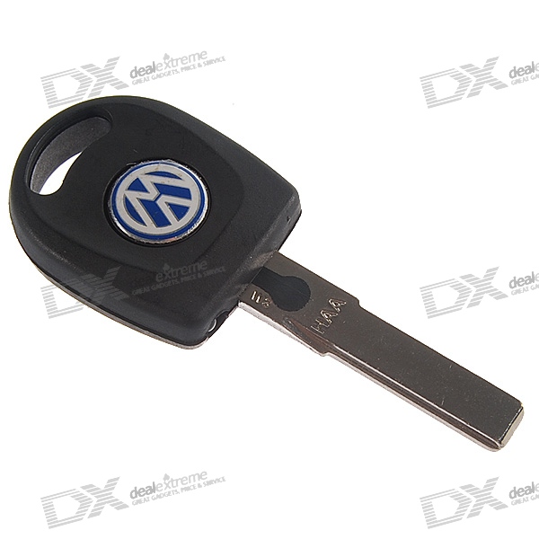 Quality black volkswagen replacement auto keys with high impact resistance wholesale