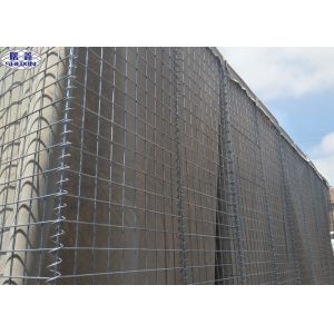 Custom Military Gabion Box Hesco Welded Wire Mesh 5mm ISO Certification