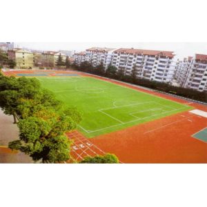 Thiolon PE Green Artificial Sports Pitch for Artificial Turf Football / Soccer ,