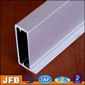 China Item L007 3000meters anodized silver CNC aluminum anodized/powder coating electrophoretic kitchen cabinet frame profile on sale