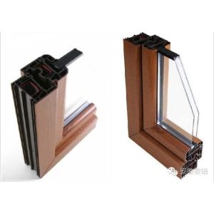 Modern Design Aluminum Window Frame Extrusions Delicate Smooth Surface