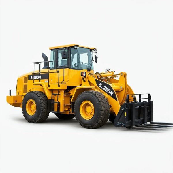 Quality 5.5 Ton 3.2m3  ZL50GN Wheel Loader 162kW WEICHAI Engine With Fork wholesale
